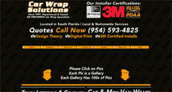 Desktop Screenshot of carwrapsolutions.com